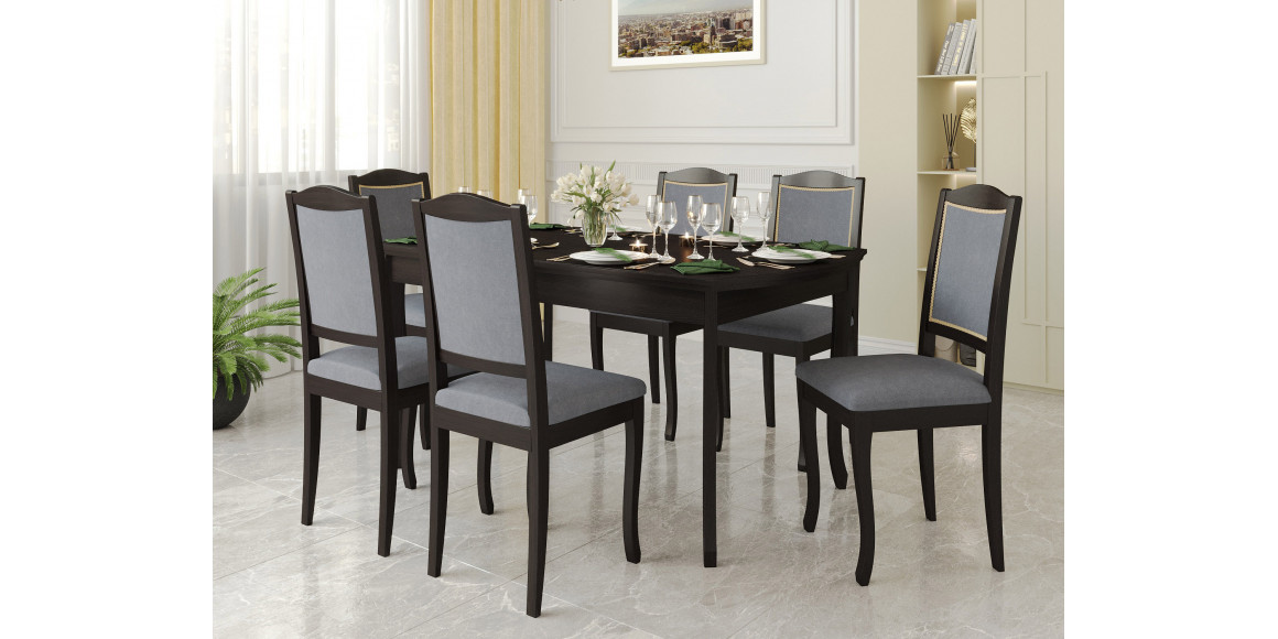Dining table HOBEL MOLINA DT CHOCOLAT PIGMENT (1) 