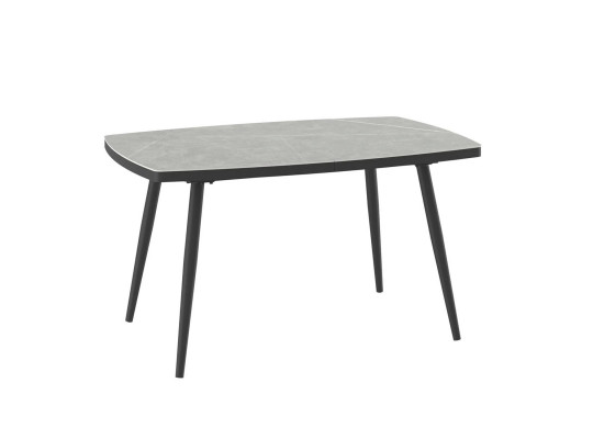 Dining table MAMADOMA KION LUX-140, РАЗДВИЖНОЙ 140(175)X90, NEW ARMANI GREY ST СЕР/ЧЕРНЫЙ 1 (УПАК.) 