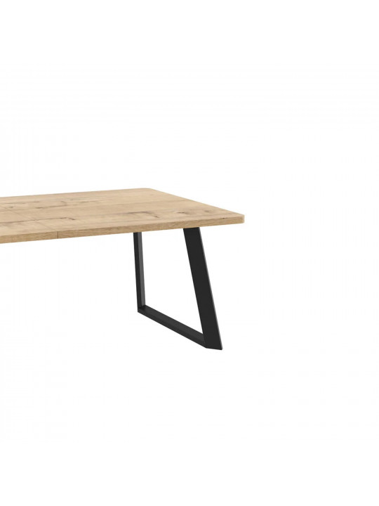 Ճաշասեղան MAMADOMA LOFT LUX RADIAL-230, РАЗДВИЖНОЙ 230(330)X110, ДУБ ИРЛАНДСКИЙ/ЧЕРНЫЙ, 2 (УПАК.) (2) 