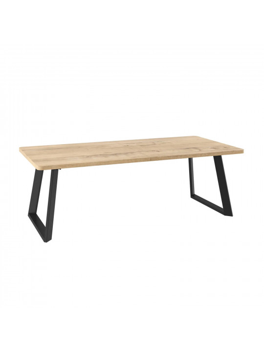 Ճաշասեղան MAMADOMA LOFT LUX RADIAL-230, РАЗДВИЖНОЙ 230(330)X110, ДУБ ИРЛАНДСКИЙ/ЧЕРНЫЙ, 2 (УПАК.) (2) 