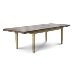 Dining table HOBEL MILANO DT (100X190X270) GREY BEIGE/OAK PIGMENT (1) 