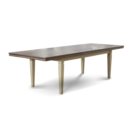 Dining table HOBEL MILANO DT (100X190X270) GREY BEIGE/OAK PIGMENT (1) 