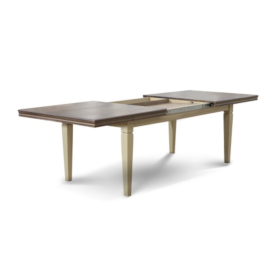 Dining table HOBEL MILANO DT (100X190X270) GREY BEIGE/OAK PIGMENT (1) 