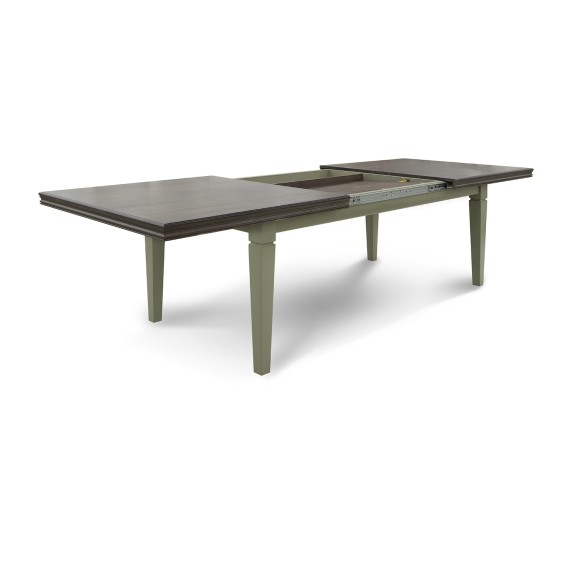 Обеденный стол HOBEL MILANO DT (100X190X270) GREY/BROWN PIGMENT (1) 