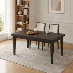 Обеденный стол HOBEL MILANO DT (100X190X270) BROWN PIGMENT (1) 