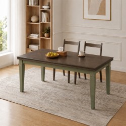 Обеденный стол HOBEL MILANO DT (100X190X270) GREY/BROWN PIGMENT (1) 