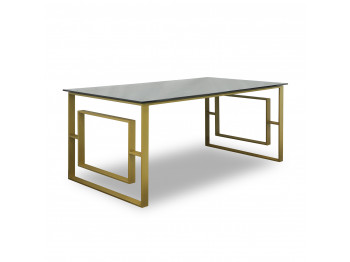 Սուրճի սեղան HOBEL MIRAGE GOLD METAL/BLACK GLASS (1) 