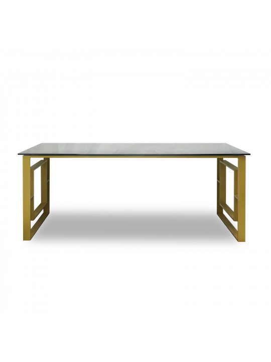 Սուրճի սեղան HOBEL MIRAGE GOLD METAL/BLACK GLASS (1) 