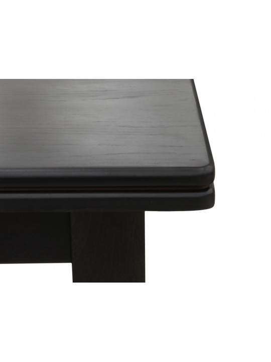 Обеденный стол HOBEL NIKA DT-136  (100x200x240) CHOCOLATE PIGMENT (1) 