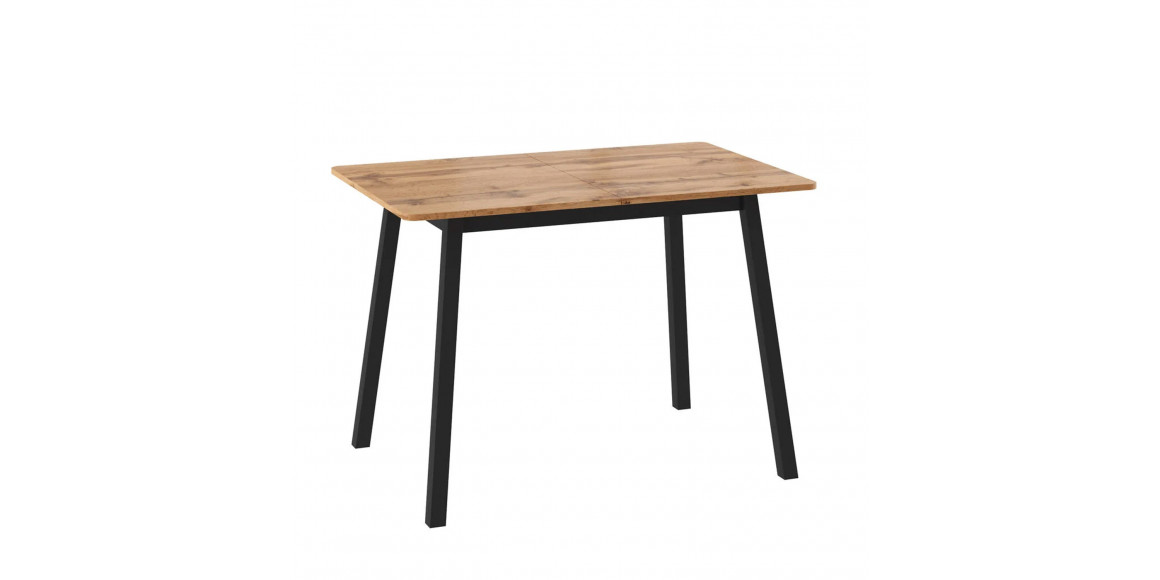 Ճաշասեղան MAMADOMA TIRK RADIAL-110, РАЗДВИЖНОЙ 110(142)X70, ДУБ ВОТАН/ЧЕРНЫЙ,1 (УПАК.) (1) 