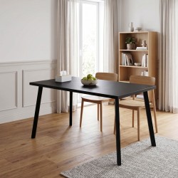 Обеденный стол HOBEL UNO METAL BLACK/K539 (1) 