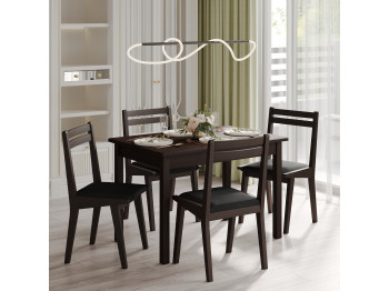 Dining table VEGA 03A 80X120 KITCHEN BROWN PIGNENT (1) 