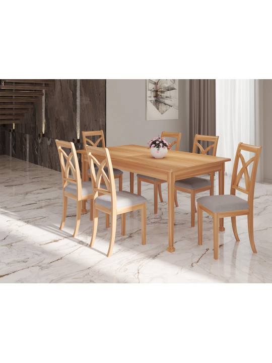 Dining table HOBEL X63 DT (90X160X200) NATURAL (1) 