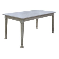 Обеденный стол HOBEL X63 DT (90X160X200) ANTIK GOLD (1) 