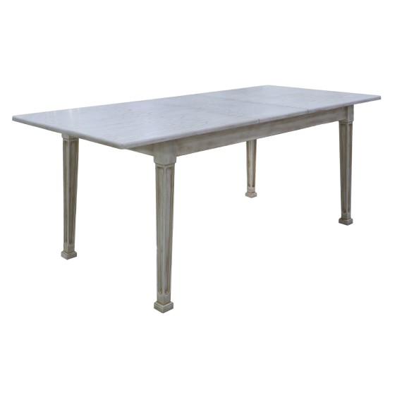 Dining table HOBEL X63 DT (90X160X200) ANTIK GOLD (1) 