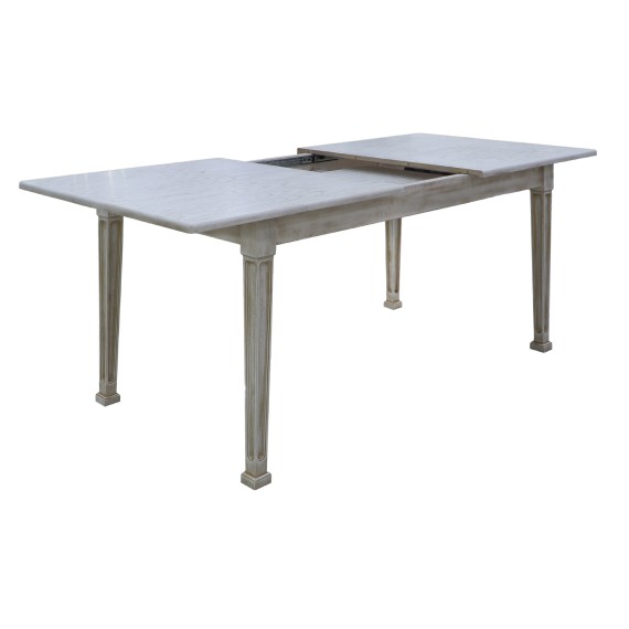 Dining table HOBEL X63 DT (90X160X200) ANTIK GOLD (1) 