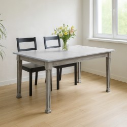 Обеденный стол HOBEL X63 DT (90X160X200) ANTIK GOLD (1) 