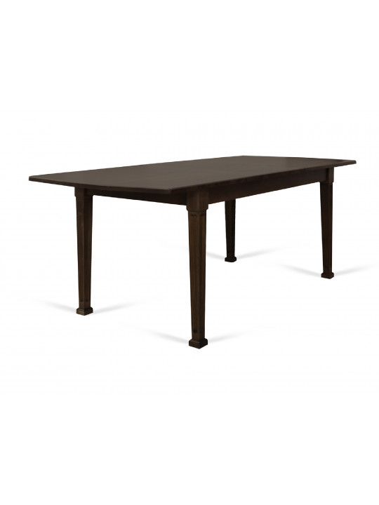 Dining table VEGA X64 WAVY (90X160X200) BROWN PIGMENT (1) 