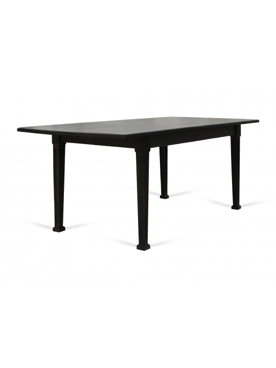 Dining table VEGA X64 WAVY (90X160X200) CHOCOLATE PIGMENT (1) 