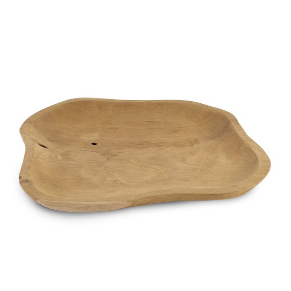 Bowl KOOPMAN J11301440 BOWL TEAK ROOT WOOD 35x30CM (335044)