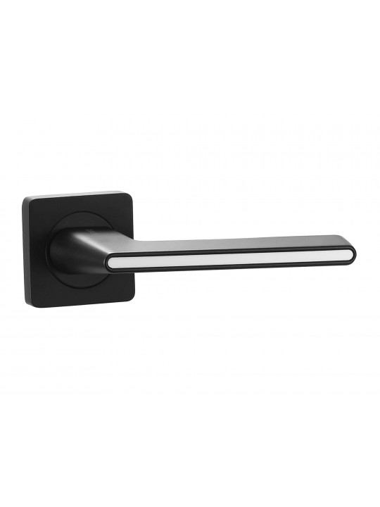 Door handle VANTAGE V51BL-2 AL (ЧЕРНЫЙ/БЕЛЫЙ ГЛЯНЕЦ) 