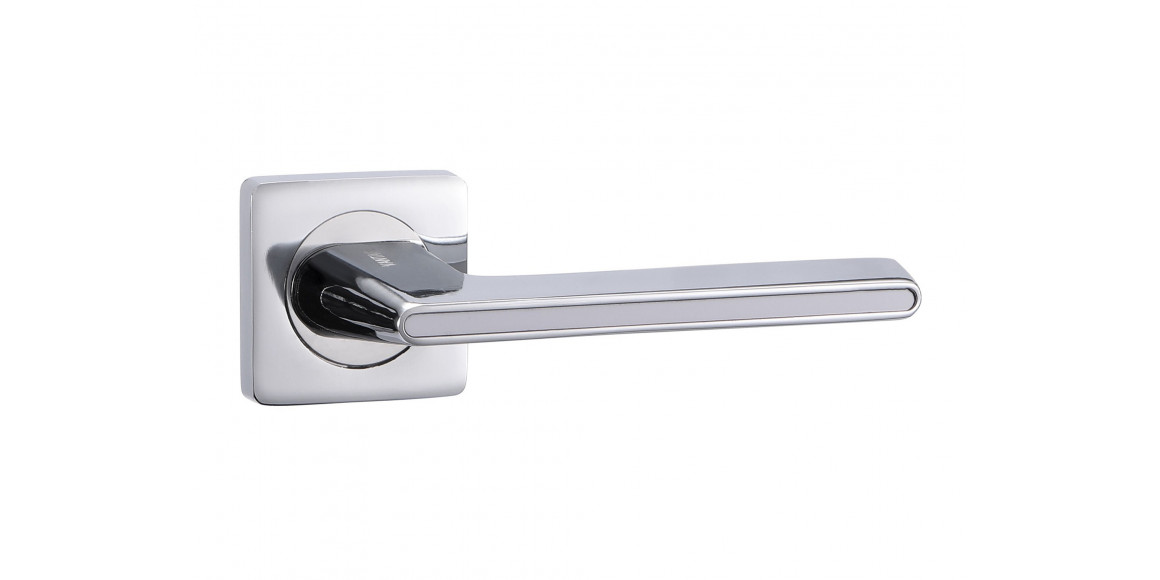Door handle VANTAGE V51CP AL (ХРОМ/БЕЛЫЙ ГЛЯНЕЦ) 