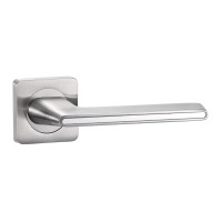 Door handle VANTAGE V51D AL (МАТ. НИКЕЛЬ/ЗЕРКАЛЬНЫЙ) 