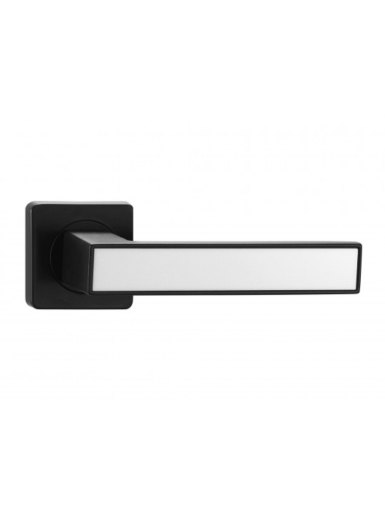 Door handle VANTAGE V52BL-2/WH AL (ЧЕРНЫЙ МАТ/БЕЛЫЙ ГЛЯНЕЦ) 