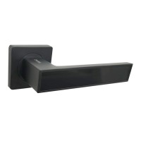 Door handle VANTAGE V52BL/BL AL (ЧЕРНЫЙ МАТ/ЧЕРНЫЙ ГЛЯНЕЦ) 