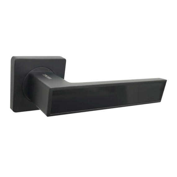 Door handle VANTAGE V52BL/BL AL (ЧЕРНЫЙ МАТ/ЧЕРНЫЙ ГЛЯНЕЦ) 