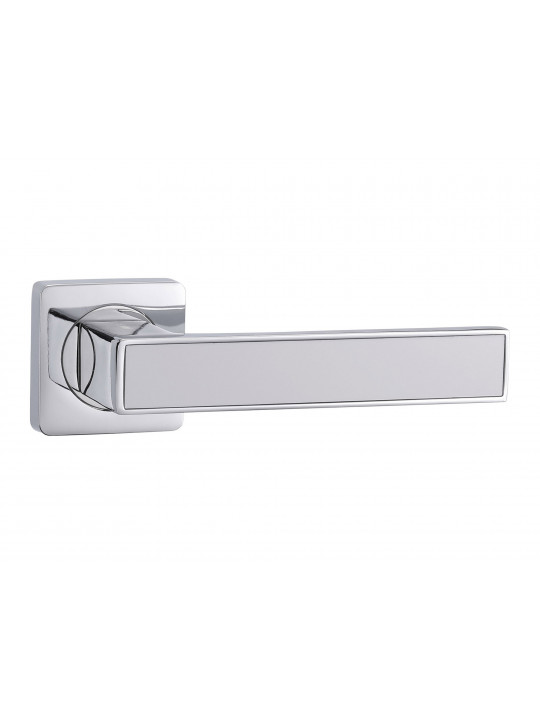 Door handle VANTAGE V52CP AL (ХРОМ/БЕЛЫЙ ГЛЯНЕЦ) 