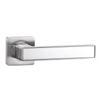 Door handle VANTAGE V52D AL (МАТ. НИКЕЛЬ/ЗЕРКАЛЬНЫЙ) 