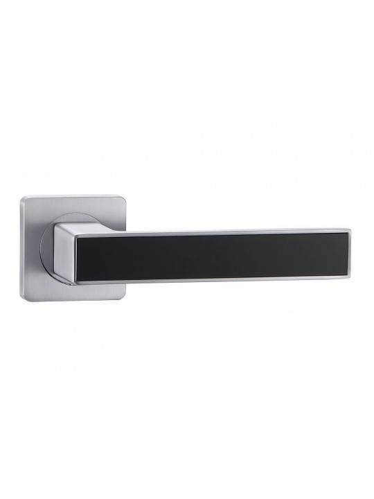 Door handle VANTAGE V52L-2 AL (МАТОВЫЙ ХРОМ/ЧЕРНЫЙ ГЛЯНЕЦ) 