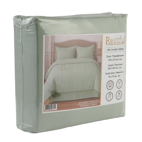 Bed linen RESTFUL RFL FA MINT GREEN 