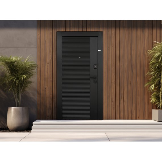 Входные двери ESTET LOFT 15.1 960*2050 BLACK MUAR LEFT 