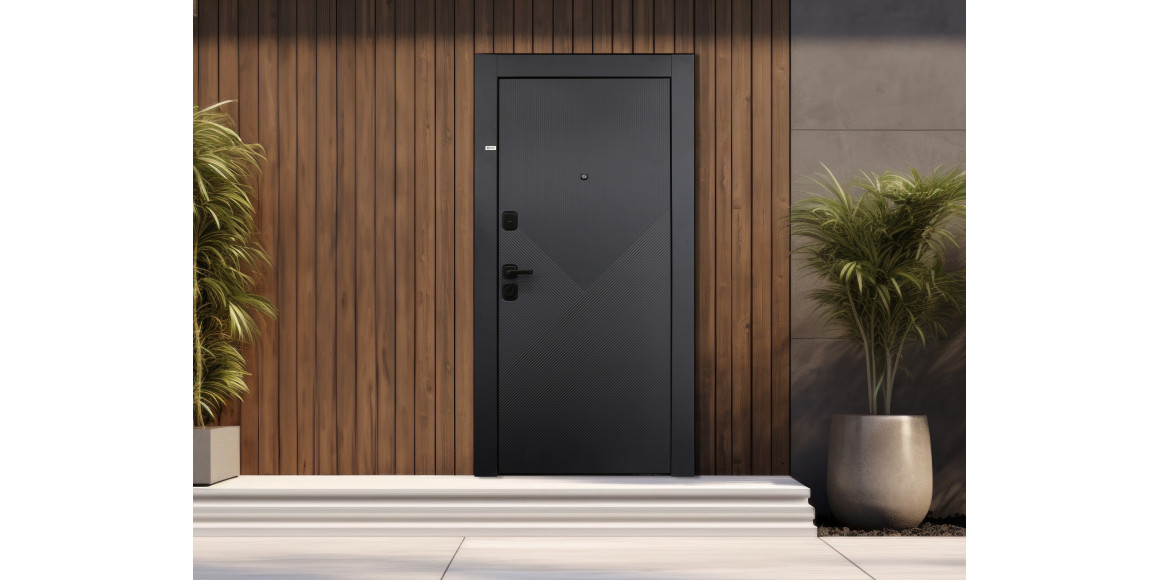 Entrance doors ESTET PREMIUM 2P 6.1 960*2050 BLACK MUAR RIGHT 