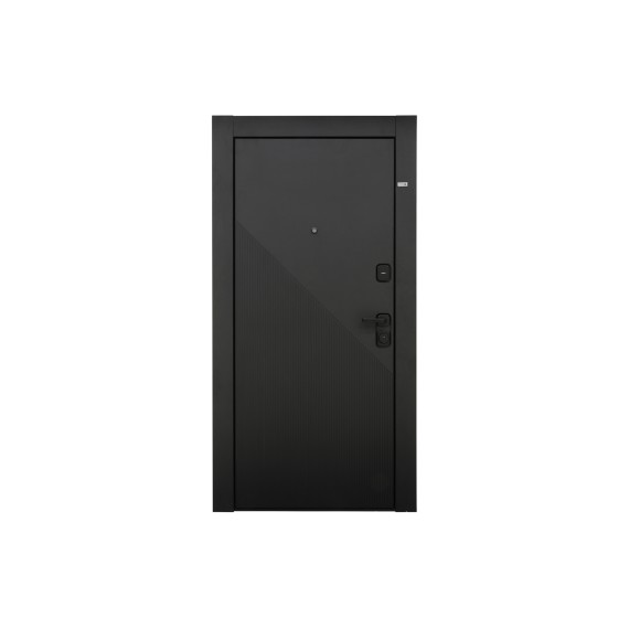 Входные двери ESTET FLAGMAN 40 960*2050 BLACK MUAR LEFT 