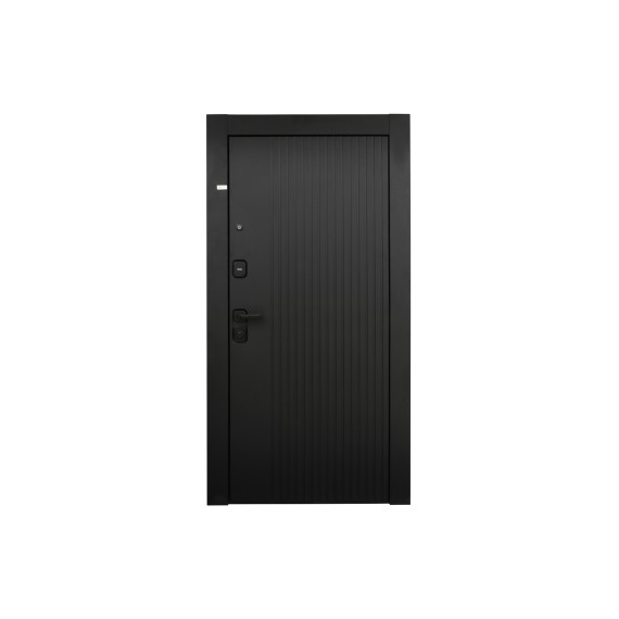 Входные двери ESTET FLAGMAN 44 960*2050 BLACK MUAR RIGHT 