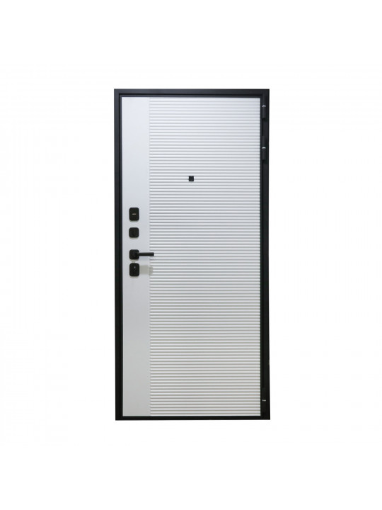 Entrance doors ESTET MUSTANG B 2050, 960 BLACK MUAR LEFT 