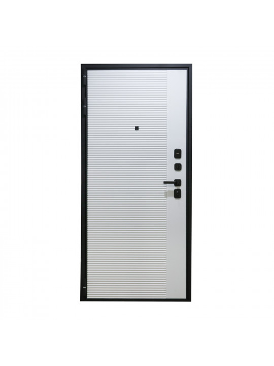 Entrance doors ESTET MUSTANG B 2050, 960 BLACK MUAR RIGHT 