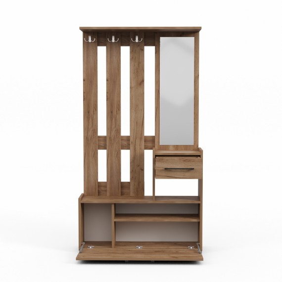 Гарнитур для прихожей HOBEL C.RACK N03 UZ-819 BLACK K004 (4) 