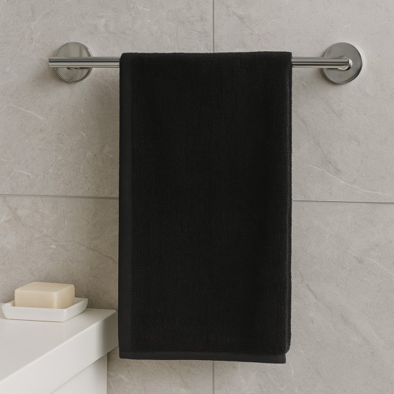 Face towel RESTFUL BLACK 450GSM 50X90 