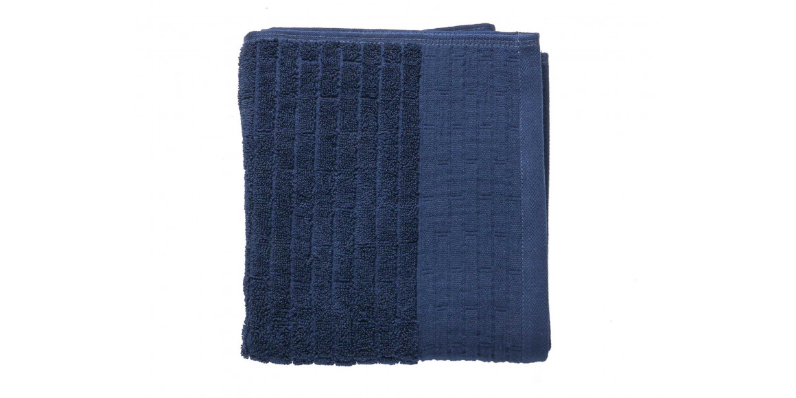 Face towel RESTFUL NAVY BLUE PEONY 500GSM 50X90 