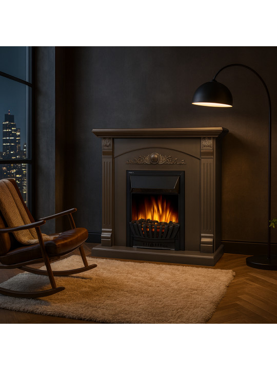 Portal for fireplace HOBEL FB-1020W BROWN (1) 