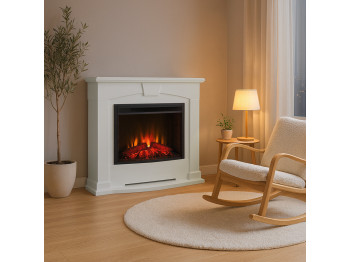 Portal for fireplace HOBEL PESCARA-32 WHITE (1) 