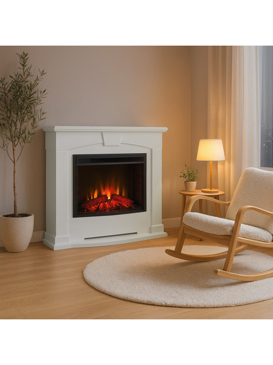 Portal for fireplace HOBEL PESCARA-32 WHITE (1) 