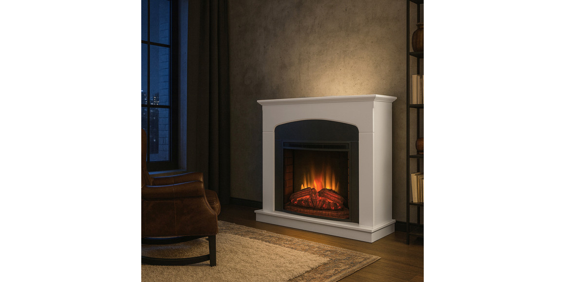 Բուխարու դեկորատիվ շրջանակ HOBEL VALENCIA 25 WH/GY  (1) 