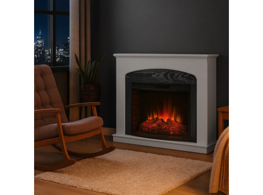Բուխարու դեկորատիվ շրջանակ HOBEL VALENCIA 30 WH/GY/P (1) 