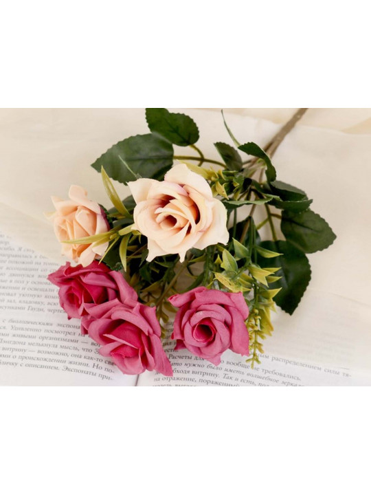 Цветы SIMA-LAND ROSES WITH SWIRLS 26 cm 2555249