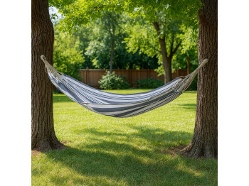 Hammock KOOPMAN 110X220CM BLUE/WHITE 2 (A35821470)